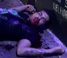 A young man was shot in the street