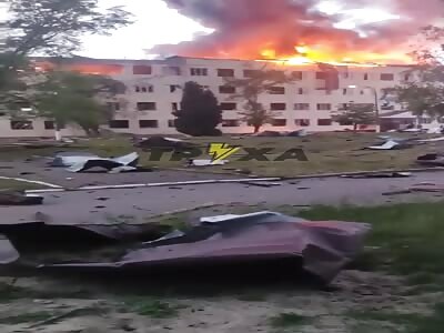 Attack on the training center of the Armed Forces of Ukraine in Desna