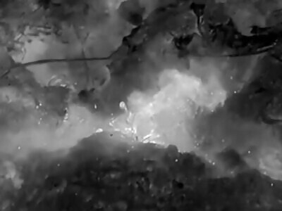 Russian soldier demise by grenade (slo-mo added)