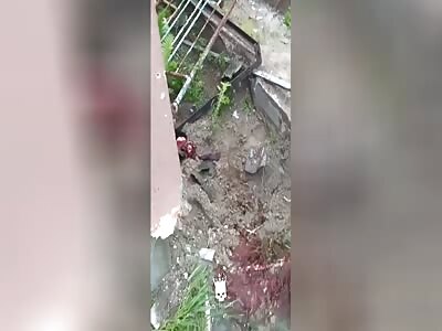 RUSSIAN soldiers set a trap for the crest.