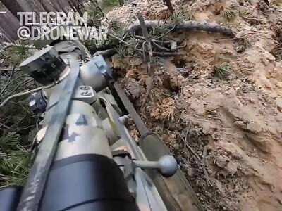 Sniper cover of RU position