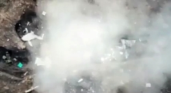 Ukrainian drone directly hits ORC