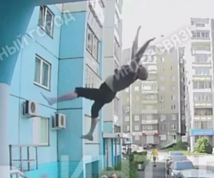 Hard Landing For 12th Story Jumper