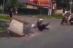 One of the motorcyclists did not survive the impact