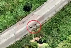 ORC group is hit by Ukrainian artillery