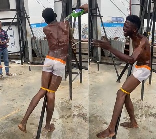 Construction Site Thief Tortured by Workers