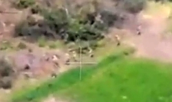 A group of UA soldiers moved into a mined trench