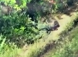 ORC steals his fallen comrade's shoes quietly and slowly