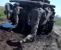 Footage of three doctors during the offensive Evacuating wounded