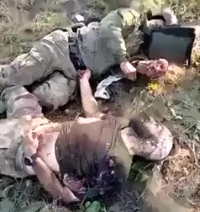  Aftermath of GMLRS strike on a ORCs column