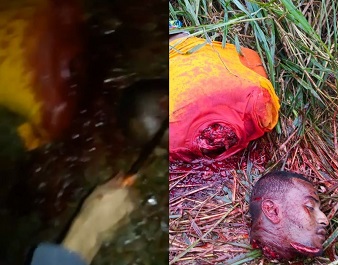 Ecuadorian Gang Beheading Rival With Sharp Machete (Full)