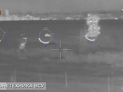 Ka-52's Wrecking Ukrop Assault
