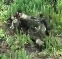 Drones drop grenades on ORCs equipment and troops