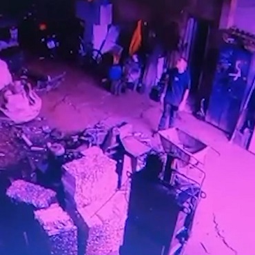 Thief Falls Thru The Roof During Police Chase In Brazil