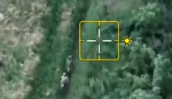 ORCs artillery hits Ukrainian soldiers