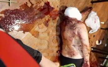 security guard of the chess club was brutally cut right at work