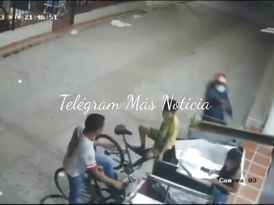 man fired three times at the 