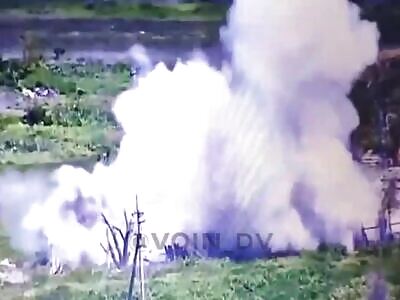 ATGM Slams Ukrop Postion