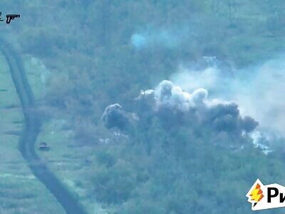 RU Arty Working Hard on Ukrops 