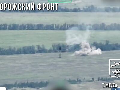 Another Ukrop Howitzer Smashed 