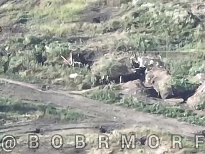 FPV Drone With Heavy Warhead Slams Ukrops 