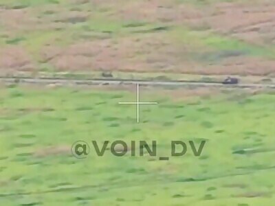 Ukrop M113 Blasted by ATGM 