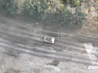 Ukrop IFV Loaded With Troops Hit 