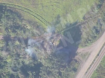 Ukro Self Propelled Howitzer Hit By Lancet 