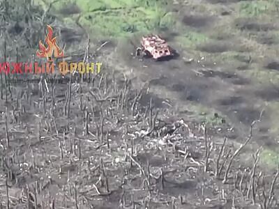 Ukrop Dugout Struck By FPV Drone 