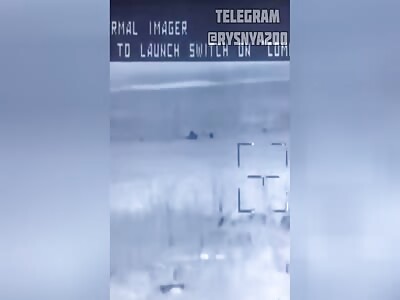 ATGM Stugna-P hits directly into the Russian crowd