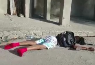 Normal day in Haiti where dead bodies dumped everywhere 