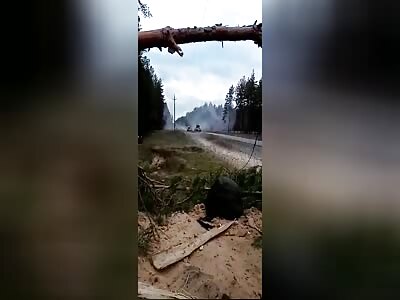 RU Units Move Up to Repell Ukrop Attack 