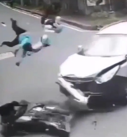 Crash Between Car Bike