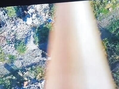 VOG dropped on RU tank