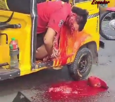 Sicario over killed his target by emptying gun on his face 