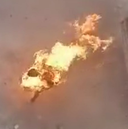 Syrian Man Sets Himself On Fire Then Quickly Changes His Mind 