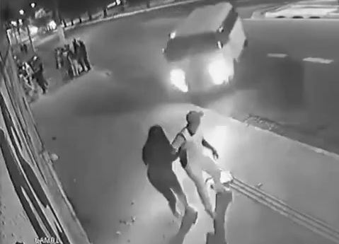 vehicle loses control and crushed couple woman unfortunately died 