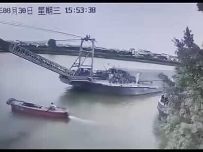 Worker Pulled Into Boat Propeller