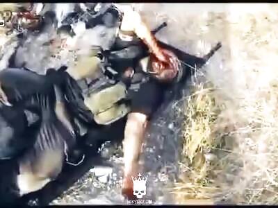 Shooting and wounding of Tahrir al-Sham guerrillas during an attack on