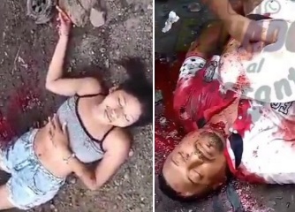 Supposed Gang Leader and daughter Shot Up In Ecuador