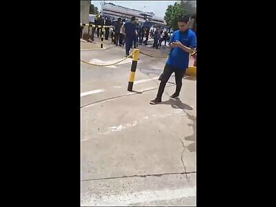 Dude Burnt To Death After Transformer Explodes