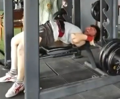 Lifting Weights Goes Terribly Wrong