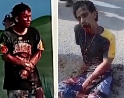 Two gangster are victims of sicario shooting 