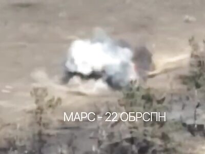 Ukrop IFV Loaded by Troops Hit. 