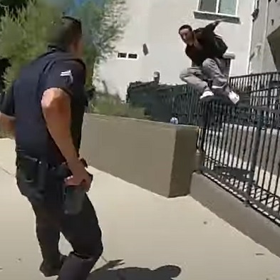 LAPD Cops Shoot Suspect Running Toward Them While Holding a Knife in His Hand