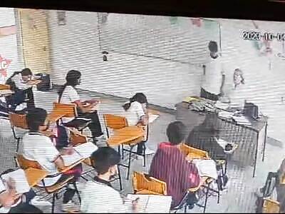 A 14-Year-old Student Attacked A Teacher With A Knife