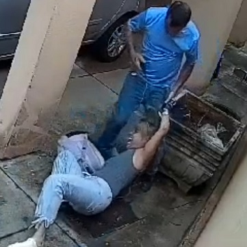 Rejected Man Brutalizing EX GF In Savage Murder Attempt