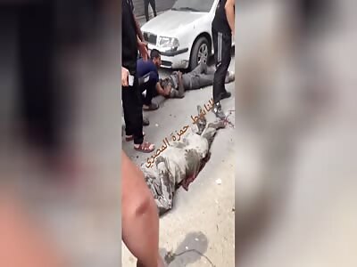 Israeli bombing targets Palestinian civilians.