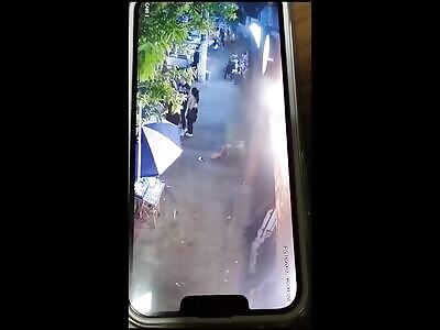 criminal tries to enter a Brazilian party and is killed by police