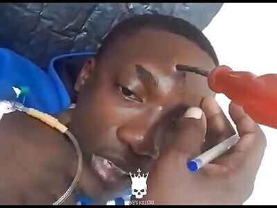 question of the weekend.  screwdriver in his head